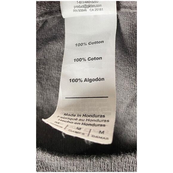 Hit them with a Hein Howard Stern gray women's short sleeve  t-shirt size medium - Picture 3 of 5